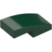 LEGO Dark Green Slope 1 x 2 Curved (3593 / 11477)