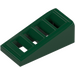 LEGO Dark Green Slope 1 x 2 x 0.7 (18°) with Grille (61409)