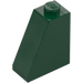 LEGO Verde oscuro Con pendiente 1 x 2 x 2 (65°) (60481)