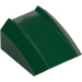 LEGO Dark Green Slope 1 x 2 x 2 Curved (30602 / 47904)