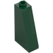 LEGO Dark Green Slope 1 x 2 x 3 (75°) with Hollow Stud (4460)