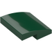 LEGO Dark Green Slope 2 x 2 Curved (15068)