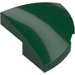LEGO Dark Green Slope 2 x 2 x 0.7 Curved Round Quarter (5852)