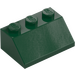 레고 짙은 녹색 경사 2 x 3 (45°) (3038)