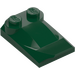 LEGO Dark Green Slope 2 x 3 x 0.7 Curved with Wing (47456 / 55015)