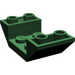 LEGO Vert foncé Pente 2 x 4 (45°) Double Inversé avec Open Centre (4871)