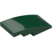 LEGO Dark Green Slope 2 x 4 Curved (93606)