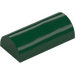 LEGO Dark Green Slope 2 x 4 Curved with Groove (6192 / 30337)