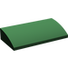 LEGO Dark Green Slope 2 x 4 Curved without Bottom Tubes (61068)