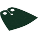 LEGO Dunkelgrün Standard Umhang mit normaler gestärkter Textur (20458 / 50231)