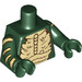 LEGO Dark Green Stripe Minifig Torso (973 / 88585)