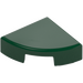 LEGO Dark Green Tile 1 x 1 Quarter Circle (25269)