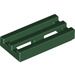 LEGO Dark Green Tile 1 x 2 Grille (with Bottom Groove) (2412)