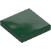 LEGO Dark Green Tile 2 x 2 with Groove (3068)