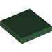 LEGO Dark Green Tile 2 x 2 with Groove (3068)