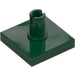 LEGO Dark Green Tile 2 x 2 with Vertical Pin (2460 / 49153)