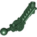 LEGO Dark Green Toa Arm 5 x 7 Bent with Ball Joint and Axle Joiner (32476)