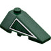 LEGO Dunkelgrün Keil 2 x 4 Verdreifachen Recht mit Dark Green Triangle mit Weiß Border Aufkleber (43711)