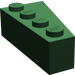 LEGO Vert foncé Coin Brique 2 x 4 La gauche (41768)