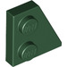 LEGO Dark Green Wedge Plate 2 x 2 Wing Right (24307)