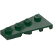 LEGO Mørk grønn Kile Plate 2 x 4 Vinge Venstre (41770)