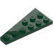 LEGO Dark Green Wedge Plate 3 x 6 Wing Right (54383)