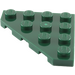 LEGO Dark Green Wedge Plate 4 x 4 Corner (30503)