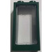 LEGO Verde oscuro Window 1 x 2 x 3 without Sill (60593) with glass