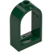 레고 짙은 녹색 창틀 1 x 2 x 2.7 ~와 함께 둥근 맨 위 (30044)