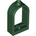 LEGO Dark Green Window Frame 1 x 2 x 2.7 with Rounded Top (30044)