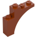 LEGO Donkeroranje Boog 1 x 4 x 3 (80543)