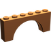 LEGO Dunkelorange Bogen 1 x 6 x 2 Dickes Oberteil und verstärkte Unterseite (3307)