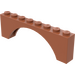 LEGO Dark Orange Arch 1 x 8 x 2 Thick Top and Reinforced Underside (3308)