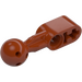 LEGO Dark Orange Beam 2 with Straight Ball Joint (1 Hole in Ball) (64276)