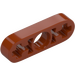 LEGO Dark Orange Beam 3 x 0.5 Thin with Axle Holes (6632 / 65123)