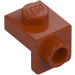 LEGO Mørk orange Beslag 1 x 1 med 1 x 1 Plade ned (36841)