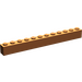 LEGO Dark Orange Brick 1 x 12 (6112)