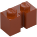 LEGO Mørk orange Klods 1 x 2 med rille (4216)