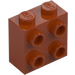 LEGO Arancione scuro Mattoncino 1 x 2 x 1.6 con Bottoncini su Uno Lato (1939 / 22885)