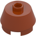 LEGO Dark Orange Brick 2 x 2 Round with Sloped Sides (98100)