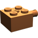 LEGO Donkeroranje Steen 2 x 2 met Pin en asgat (6232 / 42929)