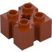 LEGO Ciemna pomarańcza Cegła 2 x 2 z Slots I Axlehole (39683 / 90258)