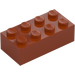 LEGO Dark Orange Brick 2 x 4 (3001 / 3556)