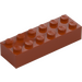 LEGO Dark Orange Brick 2 x 6 (2456 / 44237)