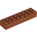 LEGO Donkeroranje Steen 2 x 8 (3007 / 93888)