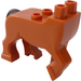 LEGO Donkeroranje Centaur Poten met Dark Brown Staart (3815)