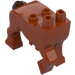 LEGO Mörk Orange Centaur Ben med Mörk Gulbrun Bakre del (67638)