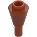 LEGO Dark Orange Cone 1 x 1 Inverted with Bar (11610)