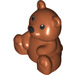 LEGO Orange sombre Duplo Bear - Sitting (66020 / 67319)