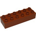 LEGO Dunkelorange Duplo Backstein 2 x 6 (2300)